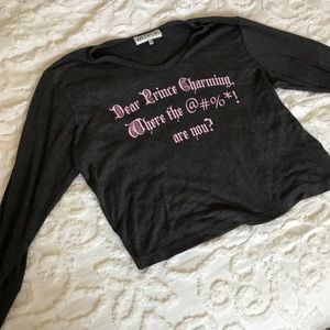 Wildfox cropped sweater